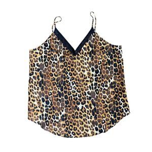 Express Leopard Print Camisole Tank: Size M